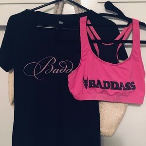🔥BADDASS 2-PIECE LOGO ACTIVE WEAR